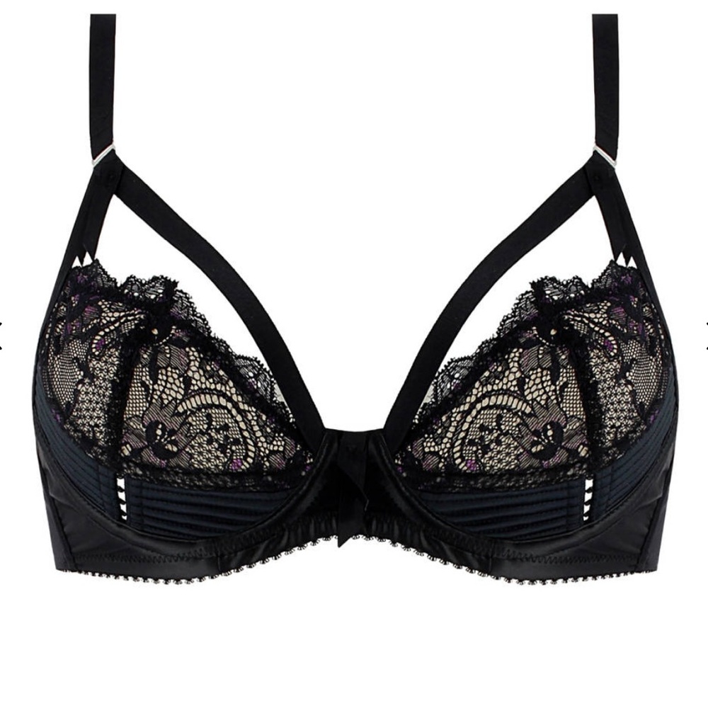 Like new! Dita Von Teese Madame X bra black 34E